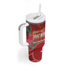 Australia Budgerigar Christmas Personalised Tumbler With Handle Budgies Hakea Have A Good Chrissie - Aussie Hoodie
