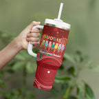 Australia Budgerigar Christmas Personalised Tumbler With Handle Budgies Hakea Have A Good Chrissie - Aussie Hoodie