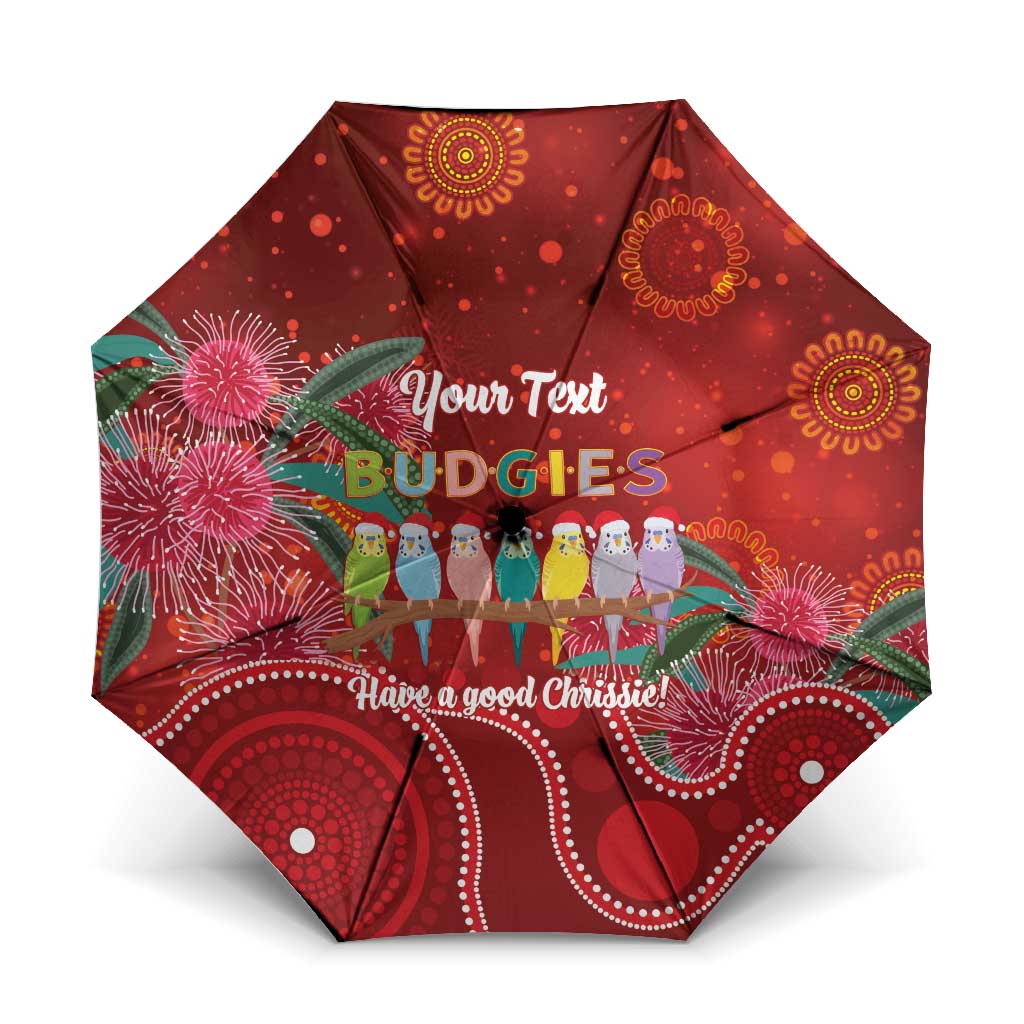 Australia Budgerigar Christmas Personalised Umbrella Budgies Hakea Have A Good Chrissie - Aussie Hoodie