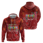 Australia Budgerigar Christmas Personalised Zip Hoodie Budgies Hakea Have A Good Chrissie - Aussie Hoodie