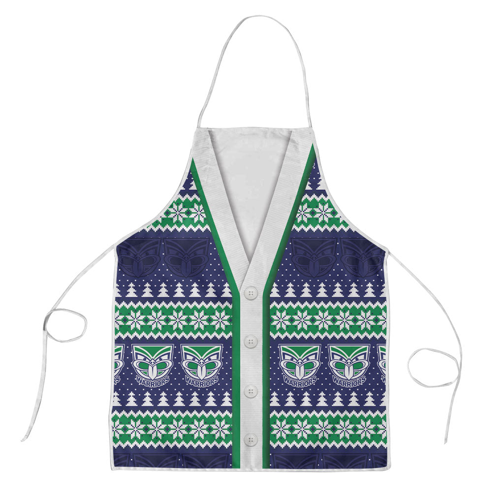 New Zealand Warriors Rugby Christmas Apron Seamless Cardigan Inspired