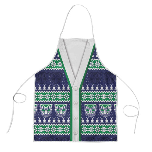 New Zealand Warriors Rugby Christmas Apron Seamless Cardigan Inspired