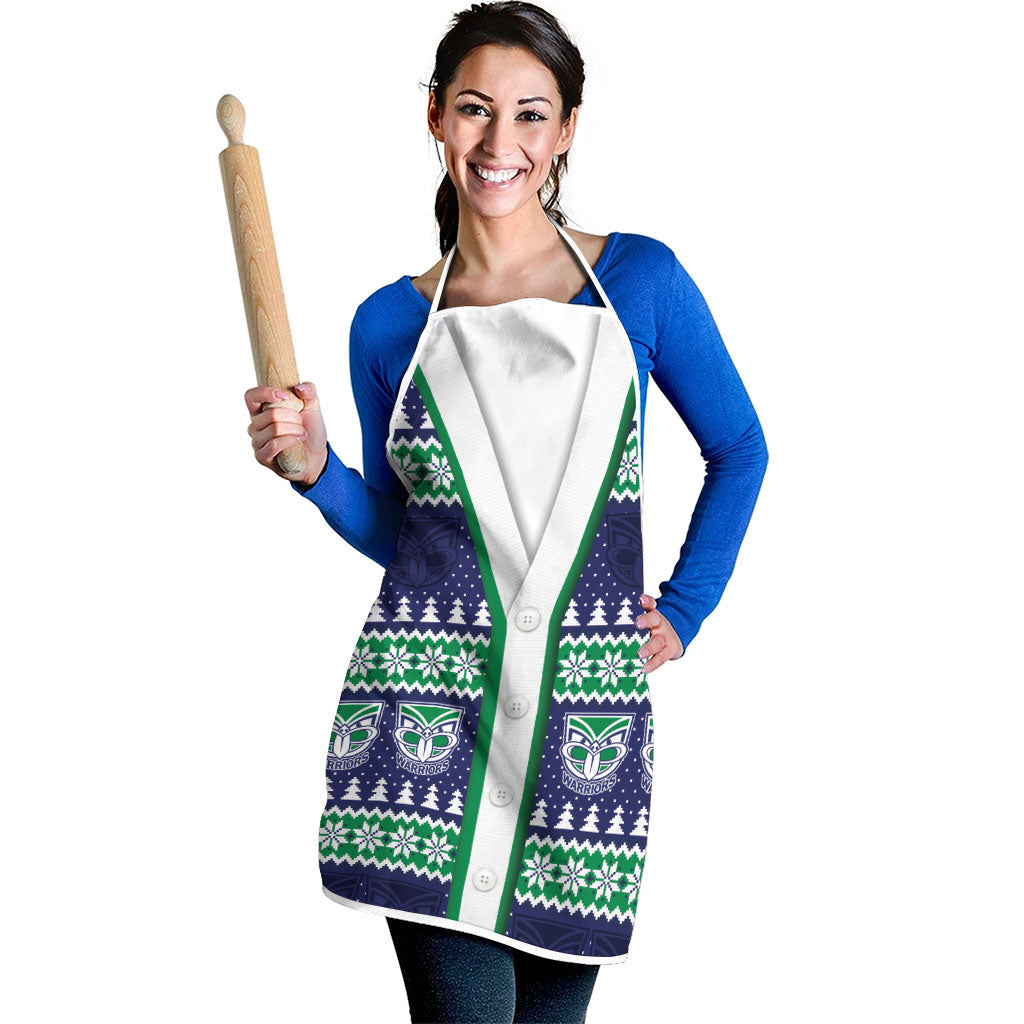 New Zealand Warriors Rugby Christmas Apron Seamless Cardigan Inspired