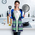 New Zealand Warriors Rugby Christmas Apron Seamless Cardigan Inspired