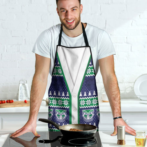 New Zealand Warriors Rugby Christmas Apron Seamless Cardigan Inspired