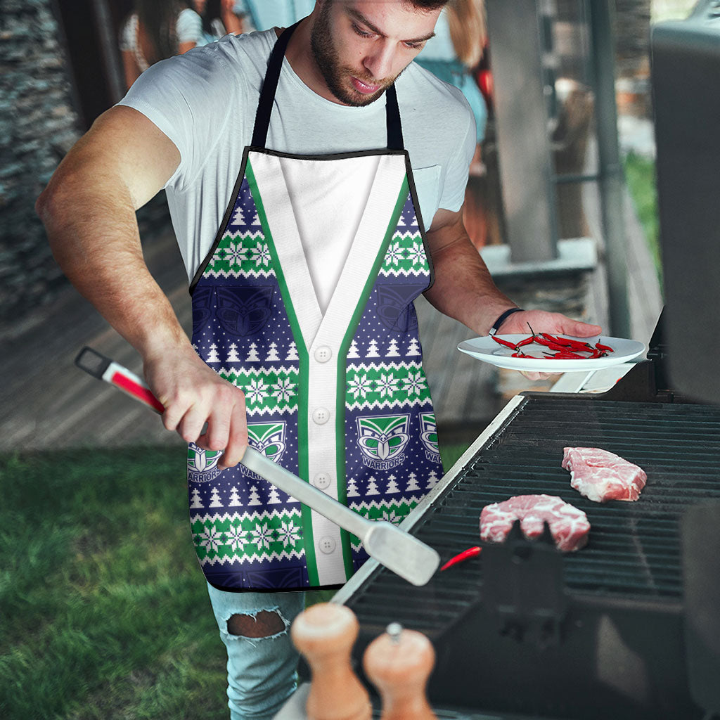 New Zealand Warriors Rugby Christmas Apron Seamless Cardigan Inspired