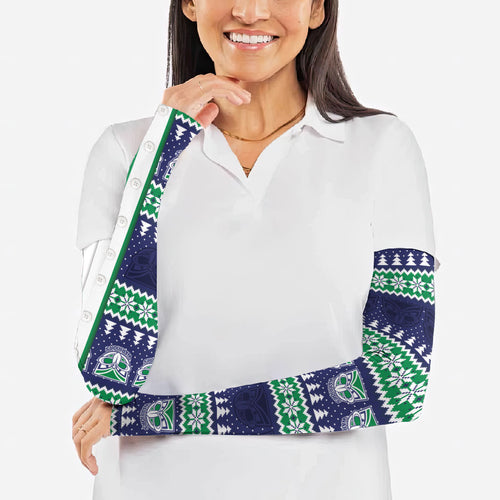 New Zealand Warriors Rugby Christmas Arm Sleeves Seamless Cardigan Inspired