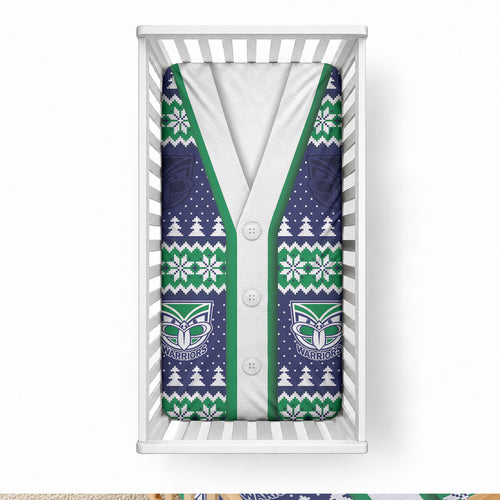 New Zealand Warriors Rugby Christmas Baby Bed Cover Seamless Cardigan Inspired