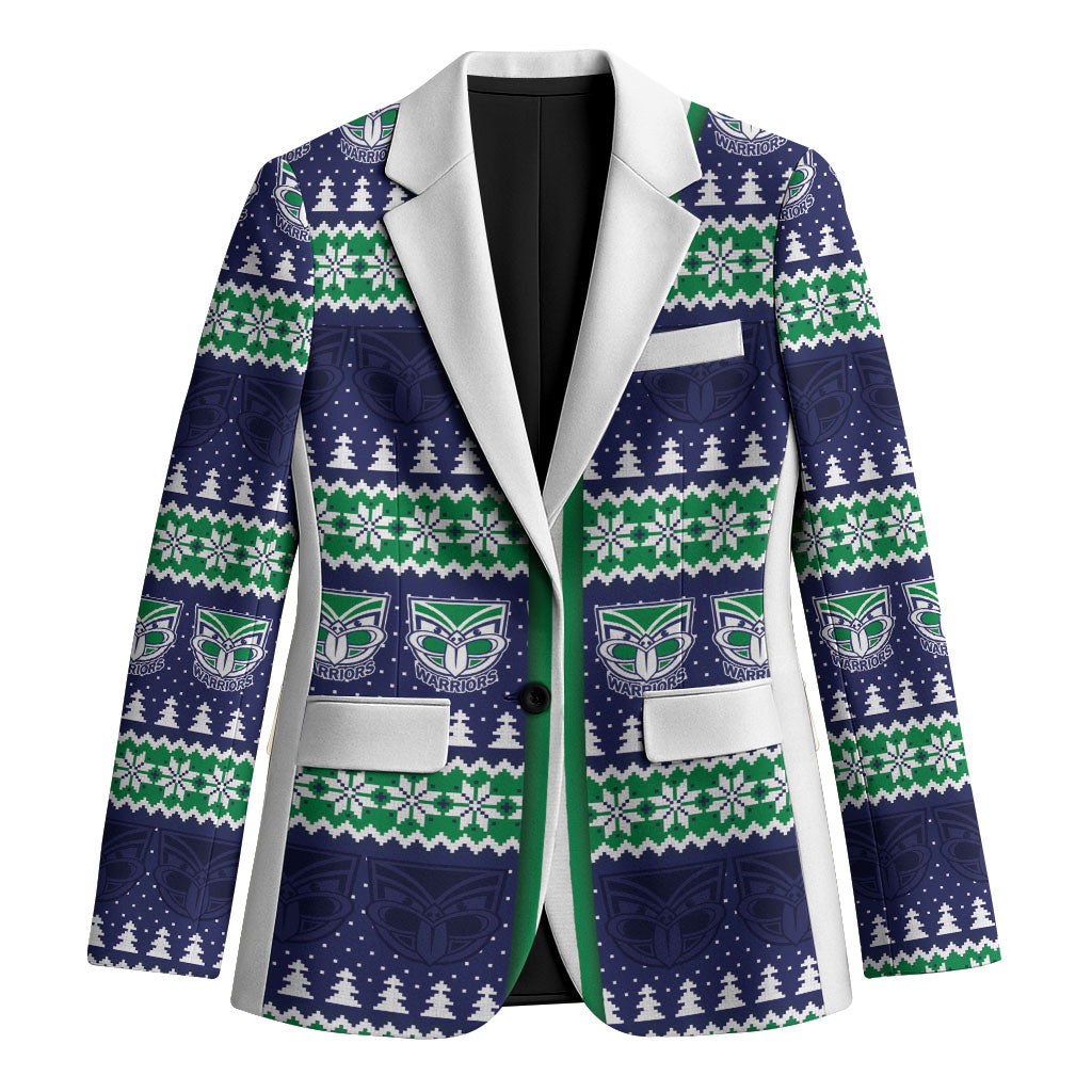 New Zealand Warriors Rugby Christmas Blazer Seamless Cardigan Inspired