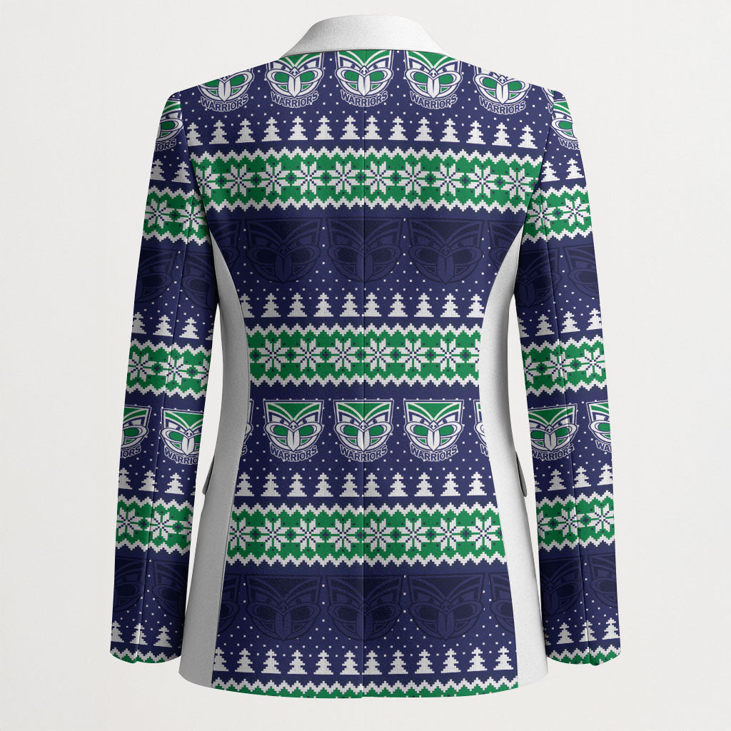 New Zealand Warriors Rugby Christmas Blazer Seamless Cardigan Inspired