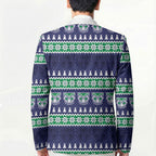 New Zealand Warriors Rugby Christmas Blazer Seamless Cardigan Inspired