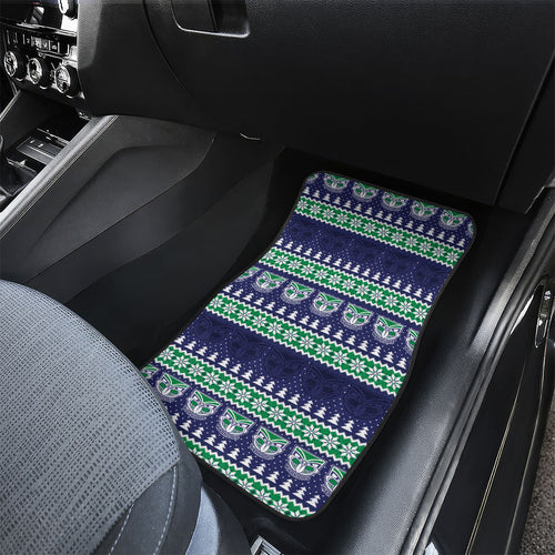 New Zealand Warriors Rugby Christmas Car Mats Seamless Cardigan Inspired