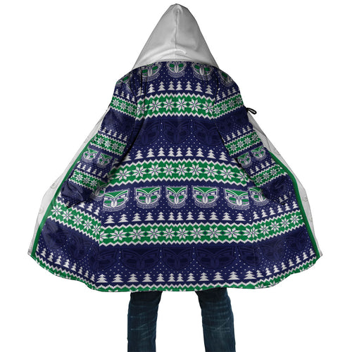 New Zealand Warriors Rugby Christmas Cloak Seamless Cardigan Inspired
