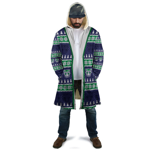 New Zealand Warriors Rugby Christmas Cloak Seamless Cardigan Inspired