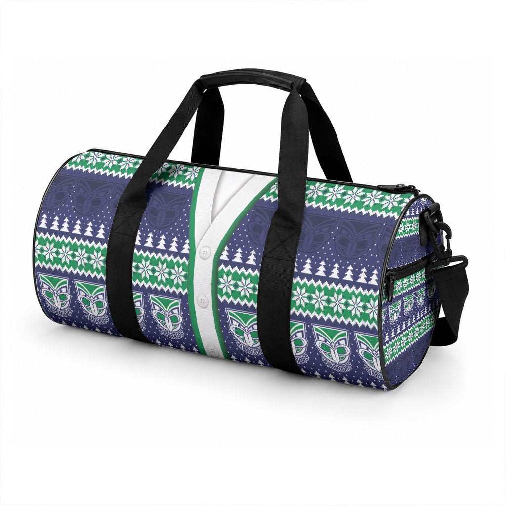 New Zealand Warriors Rugby Christmas Duffle Bag Seamless Cardigan Inspired