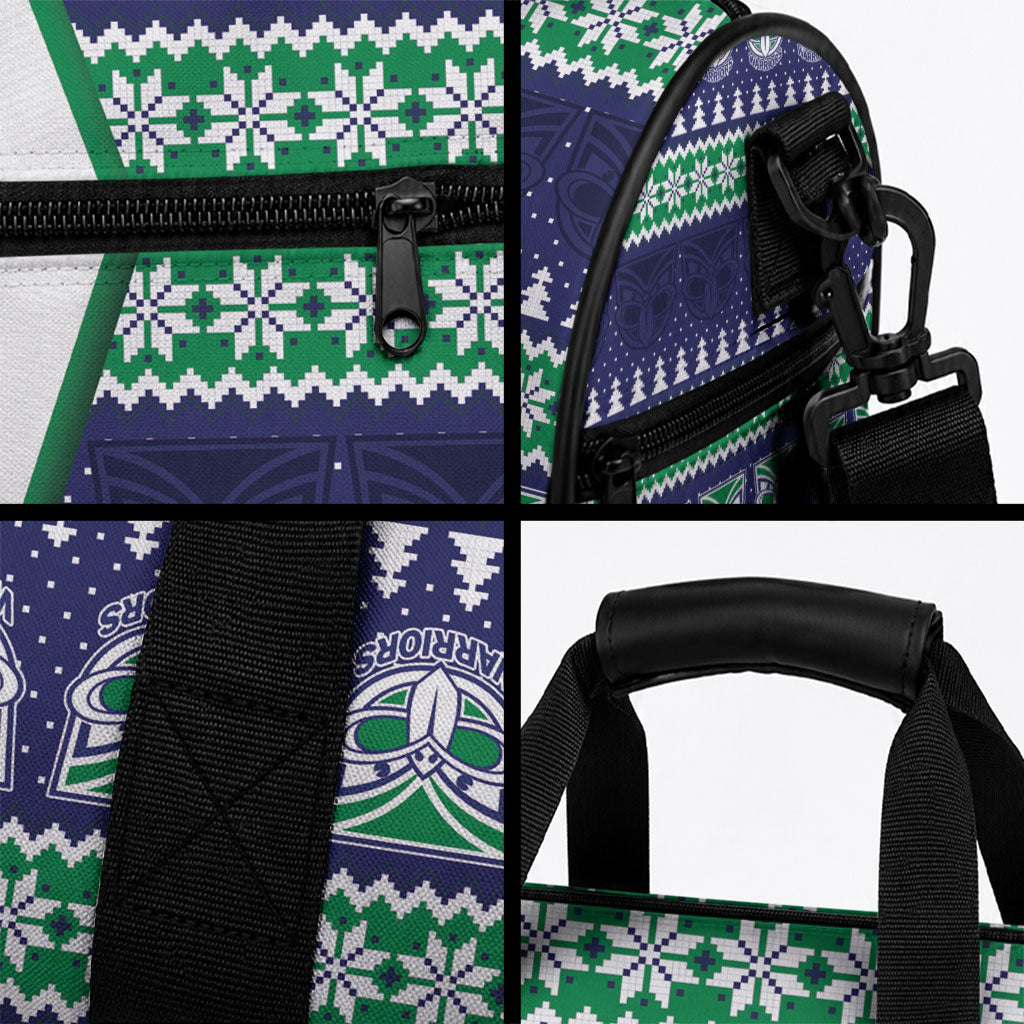 New Zealand Warriors Rugby Christmas Duffle Bag Seamless Cardigan Inspired