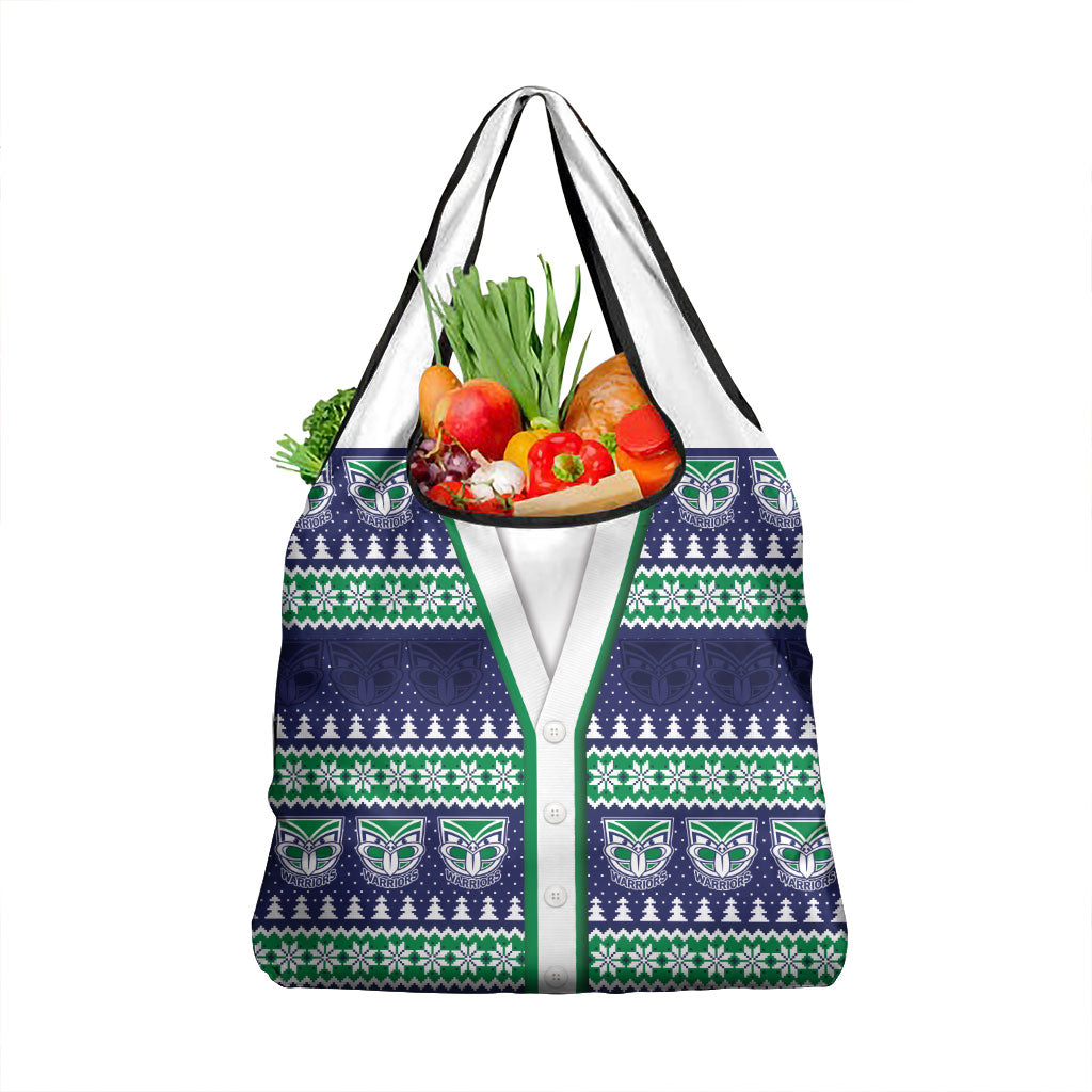 New Zealand Warriors Rugby Christmas Grocery Bag Seamless Cardigan Inspired