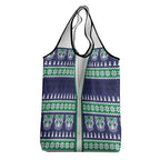 New Zealand Warriors Rugby Christmas Grocery Bag Seamless Cardigan Inspired