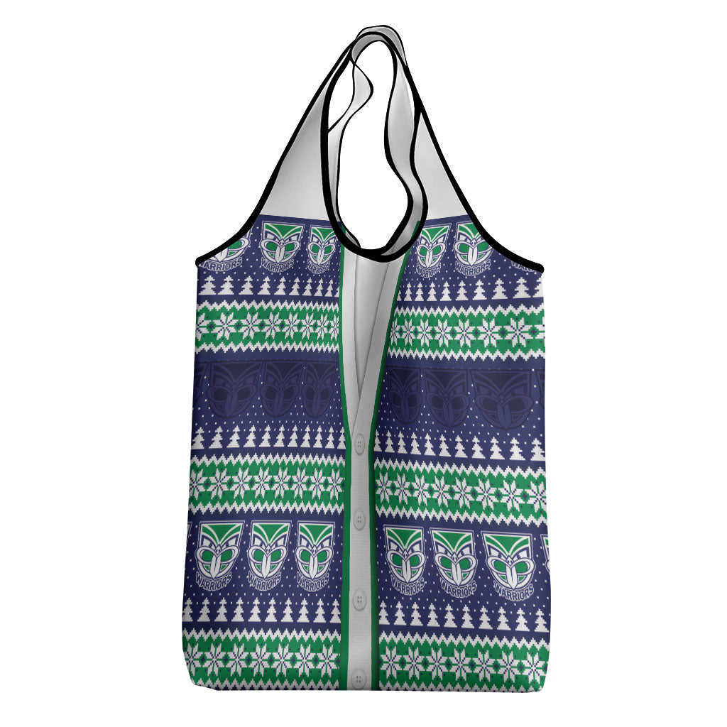 New Zealand Warriors Rugby Christmas Grocery Bag Seamless Cardigan Inspired