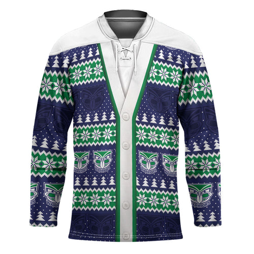 New Zealand Warriors Rugby Christmas Hockey Jersey Seamless Cardigan Inspired