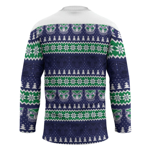 New Zealand Warriors Rugby Christmas Hockey Jersey Seamless Cardigan Inspired