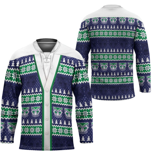 New Zealand Warriors Rugby Christmas Hockey Jersey Seamless Cardigan Inspired