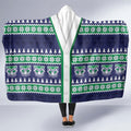 New Zealand Warriors Rugby Christmas Hooded Blanket Seamless Cardigan Inspired