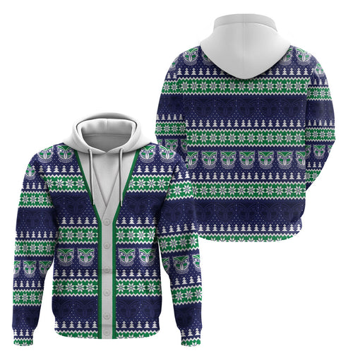 New Zealand Warriors Rugby Christmas Hoodie Seamless Cardigan Inspired