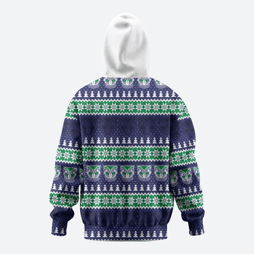 New Zealand Warriors Rugby Christmas Hoodie Seamless Cardigan Inspired