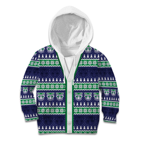New Zealand Warriors Rugby Christmas Kid Hoodie Seamless Cardigan Inspired