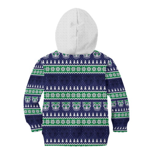New Zealand Warriors Rugby Christmas Kid Hoodie Seamless Cardigan Inspired