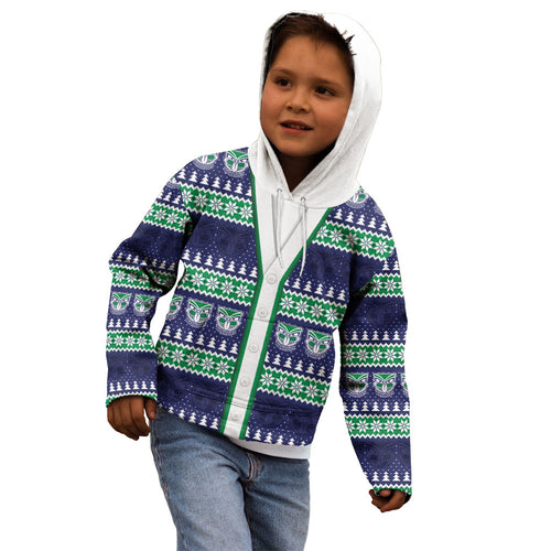 New Zealand Warriors Rugby Christmas Kid Hoodie Seamless Cardigan Inspired