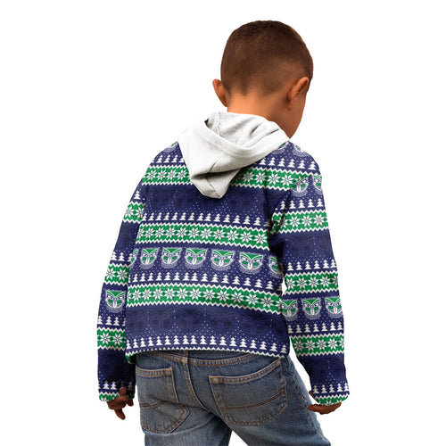 New Zealand Warriors Rugby Christmas Kid Hoodie Seamless Cardigan Inspired