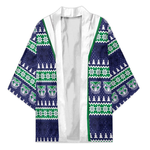 New Zealand Warriors Rugby Christmas Kimono Seamless Cardigan Inspired