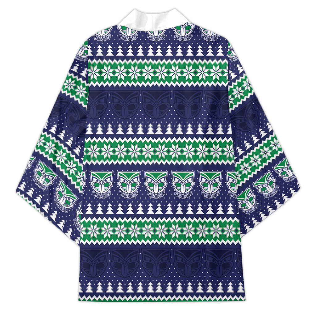 New Zealand Warriors Rugby Christmas Kimono Seamless Cardigan Inspired