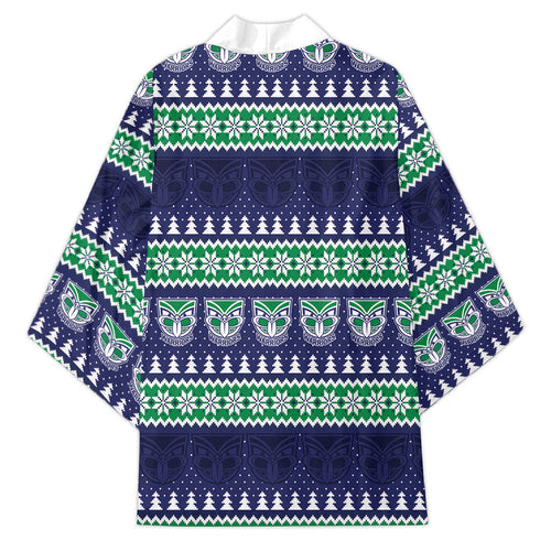 New Zealand Warriors Rugby Christmas Kimono Seamless Cardigan Inspired