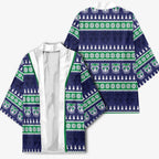 New Zealand Warriors Rugby Christmas Kimono Seamless Cardigan Inspired