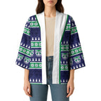New Zealand Warriors Rugby Christmas Kimono Seamless Cardigan Inspired