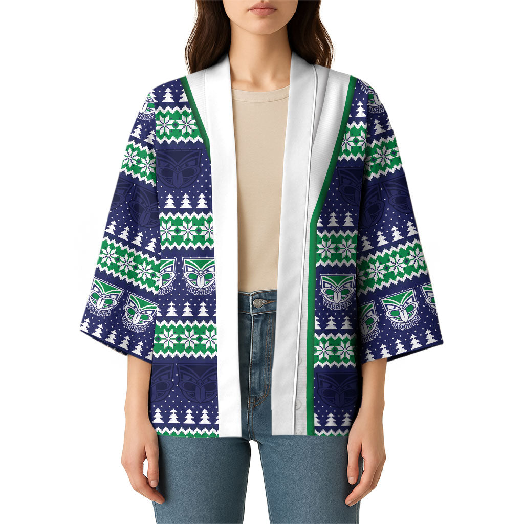 New Zealand Warriors Rugby Christmas Kimono Seamless Cardigan Inspired