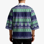 New Zealand Warriors Rugby Christmas Kimono Seamless Cardigan Inspired
