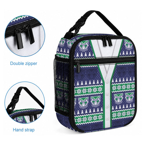 New Zealand Warriors Rugby Christmas Lunch Bag Seamless Cardigan Inspired