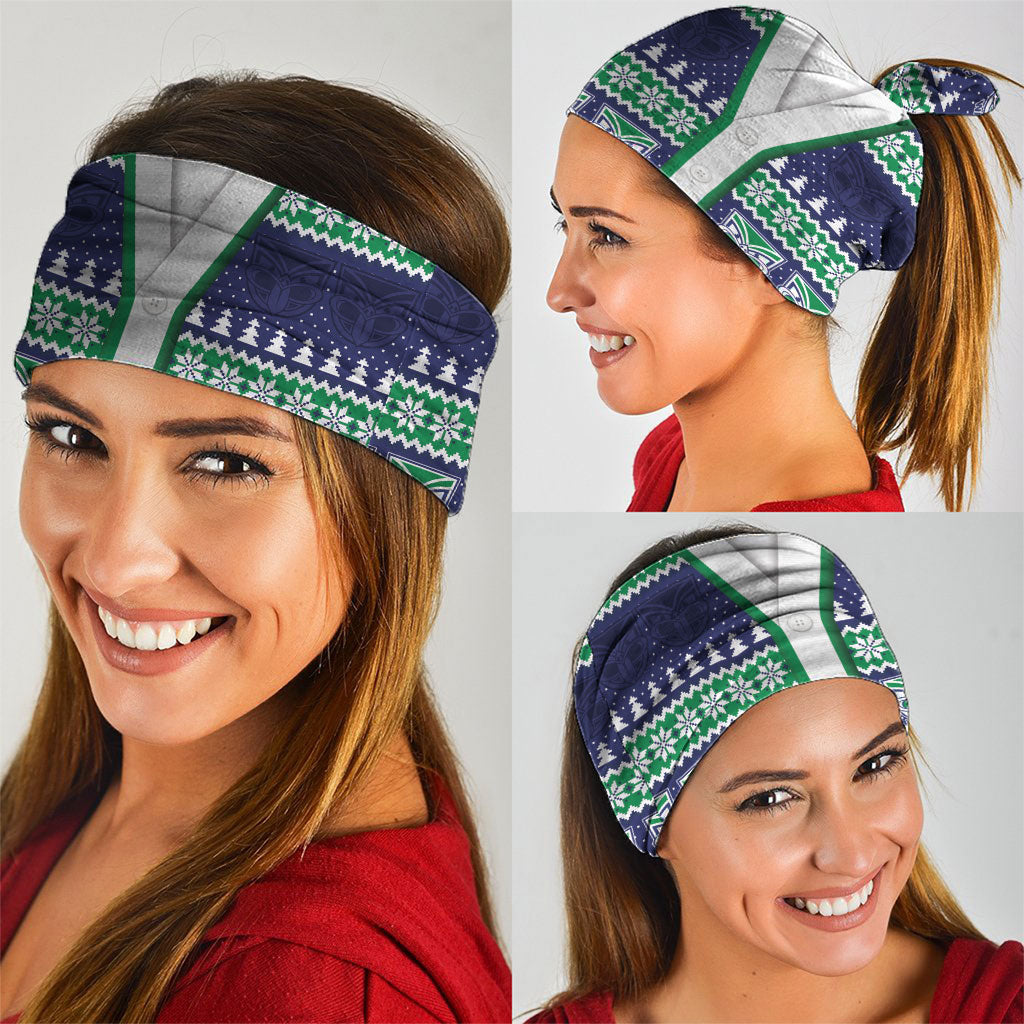 New Zealand Warriors Rugby Christmas Neck Gaiter Seamless Cardigan Inspired