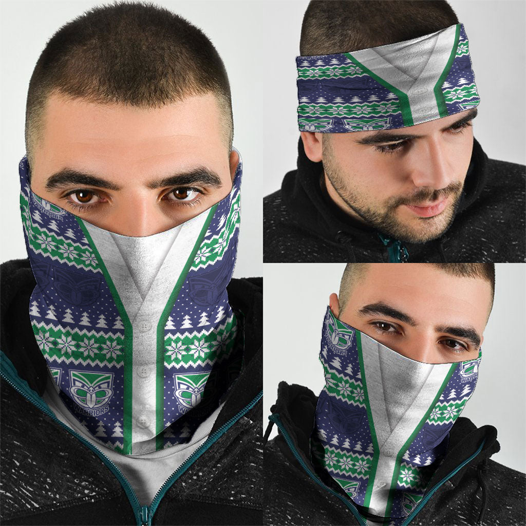 New Zealand Warriors Rugby Christmas Neck Gaiter Seamless Cardigan Inspired