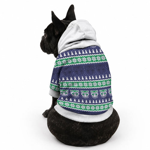 New Zealand Warriors Rugby Christmas Pet Hoodie Seamless Cardigan Inspired