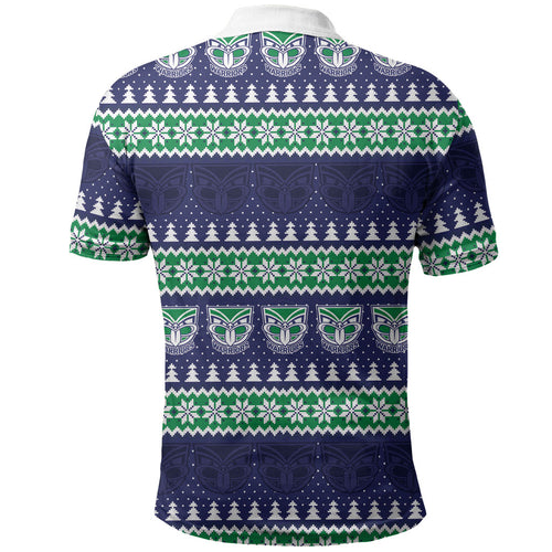 New Zealand Warriors Rugby Christmas Polo Shirt Seamless Cardigan Inspired