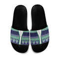 New Zealand Warriors Rugby Christmas Slide Sandals Seamless Cardigan Inspired
