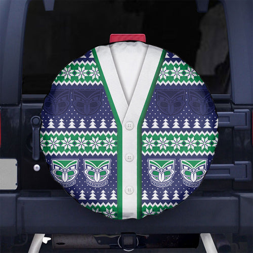 New Zealand Warriors Rugby Christmas Spare Tire Cover Seamless Cardigan Inspired