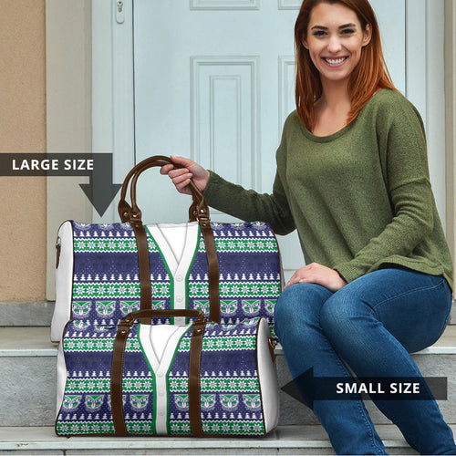 New Zealand Warriors Rugby Christmas Travel Bag Seamless Cardigan Inspired