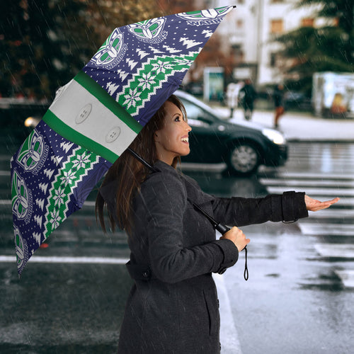 New Zealand Warriors Rugby Christmas Umbrella Seamless Cardigan Inspired