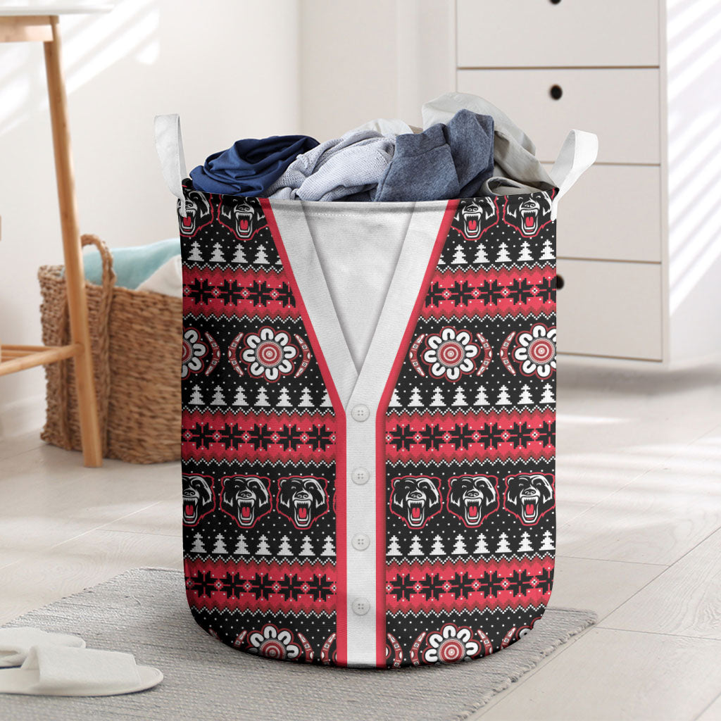 Perth Bears Rugby Christmas Laundry Basket Aboriginal Seamless Cardigan Inspired